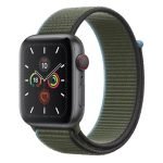 applewatch tekstilna tumno zelena