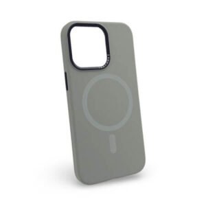 Луксозен MagSafe Premium кейс за iPhone 13 Pro - Сив - Image 2