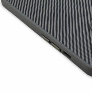 Premium Carbon Кейс за iPhone 13 Pro Max - Titanium Silver - Image 5