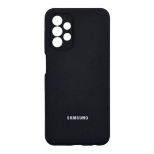 Силиконов гръб Samsung с лого за Samsung Galaxy A53 - Черен