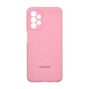 Силиконов гръб Samsung с лого за Samsung Galaxy A33 - Розов - Image 1