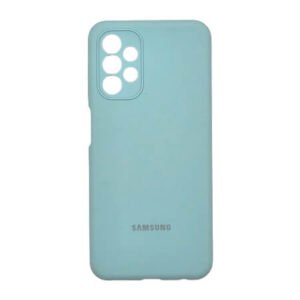 Силиконов гръб Samsung с лого за Samsung Galaxy A13 - Мента - Image 1