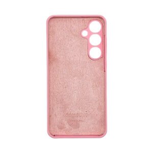 Силиконов гръб Samsung с лого за Samsung Galaxy S24 Plus - Розов - Image 2