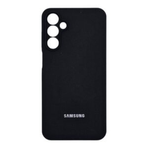 Силиконов гръб Samsung с лого за Samsung Galaxy A16 - Черен