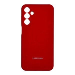 Силиконов гръб Samsung с лого за Samsung Galaxy A35 - Червен