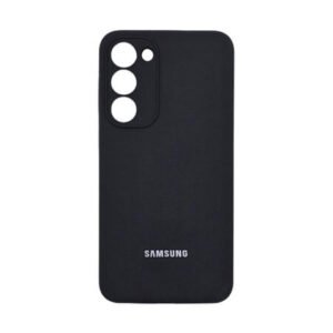 Силиконов гръб Samsung с лого за Samsung Galaxy S23 Plus - Черен - Image 1