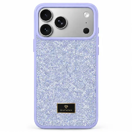 Кейс за телефон с камъни за iPhone 18 Pro – Лилав Кейс за телефон с камъни за iPhone 18 Pro – Лилав